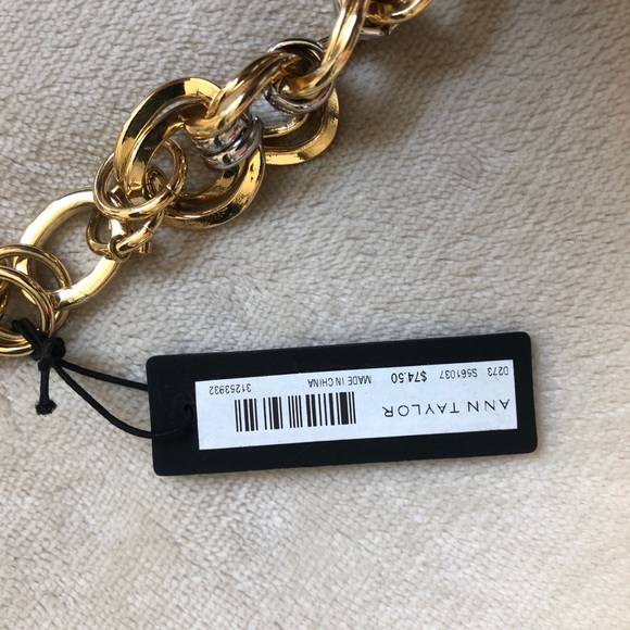 Ann Taylor 2-Toned Chain - Picture 3 of 4